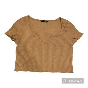 Shein Brown Croptop